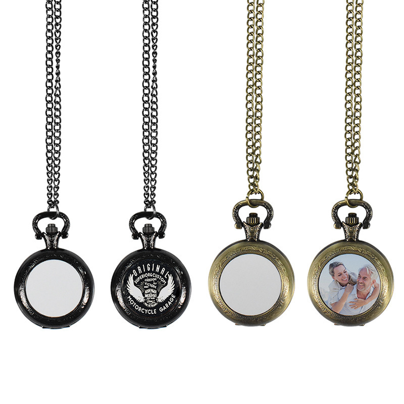 Jewelry Watches Vintage - Custom Vintage Metal Pocket Watch Pendant