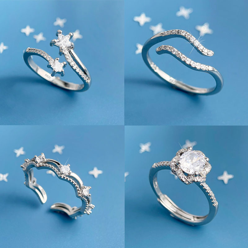 Statement Cocktail Ring - 925 Sterling Silver Rings For Women