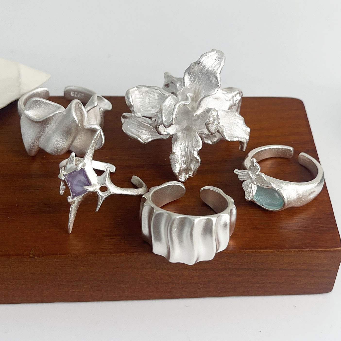 Statement Cocktail Ring - 925 Sterling Silver Rings For Women