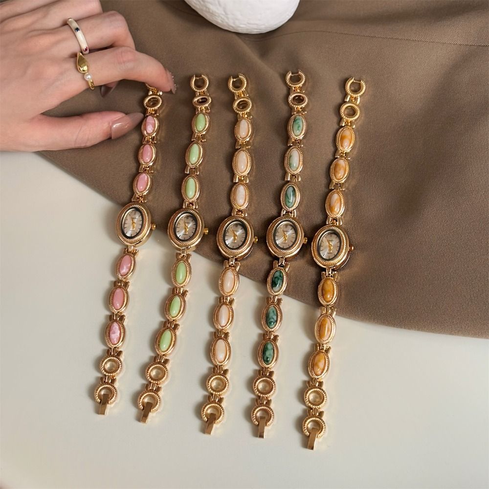 Jewelry Watches Vintage - New Vintage Colored Gemstones Ladies Watch
