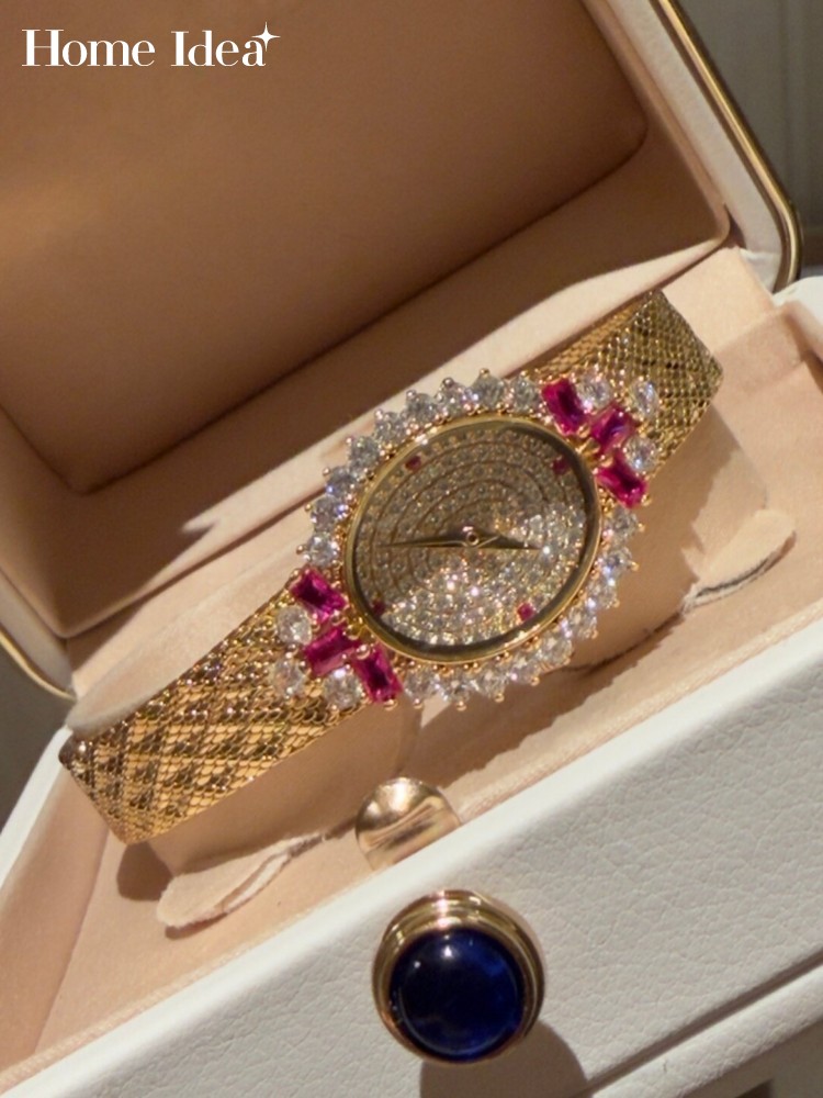 Jewelry Watches Vintage - Vintage Ladies Oval Shape Quartz Watch