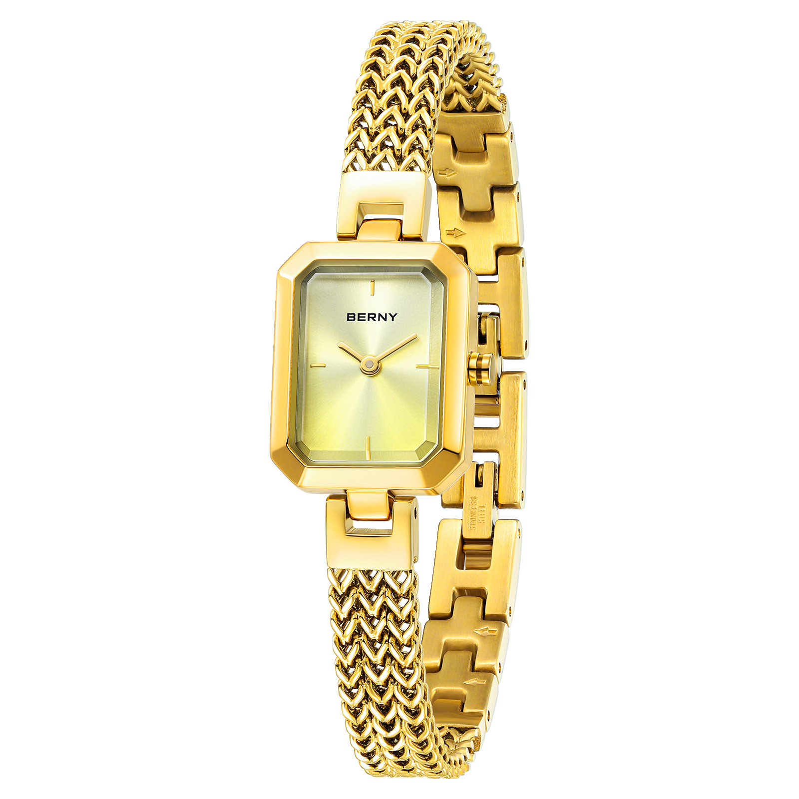 Mystery Jewelry Jar Watches - BERNY Gold Watch for Women Mini