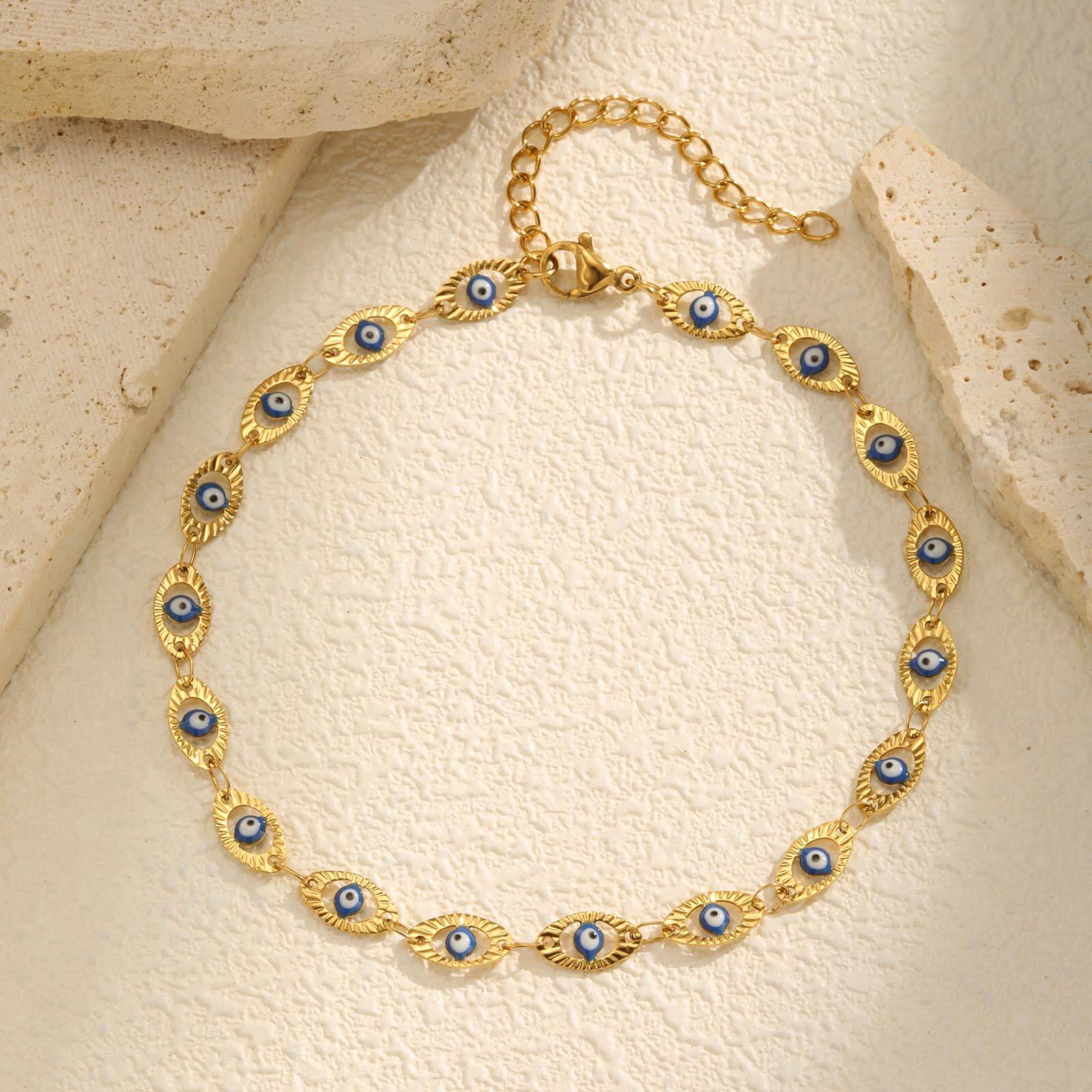 Jc Jewelry & Watches Reviews - Evil Eye Anklet Bracelet for Women,