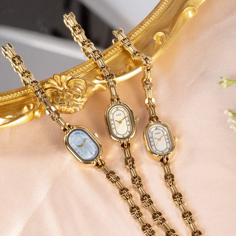 Jewelry Watches Vintage - Vintage Bracelet Watch Women Retro Gold