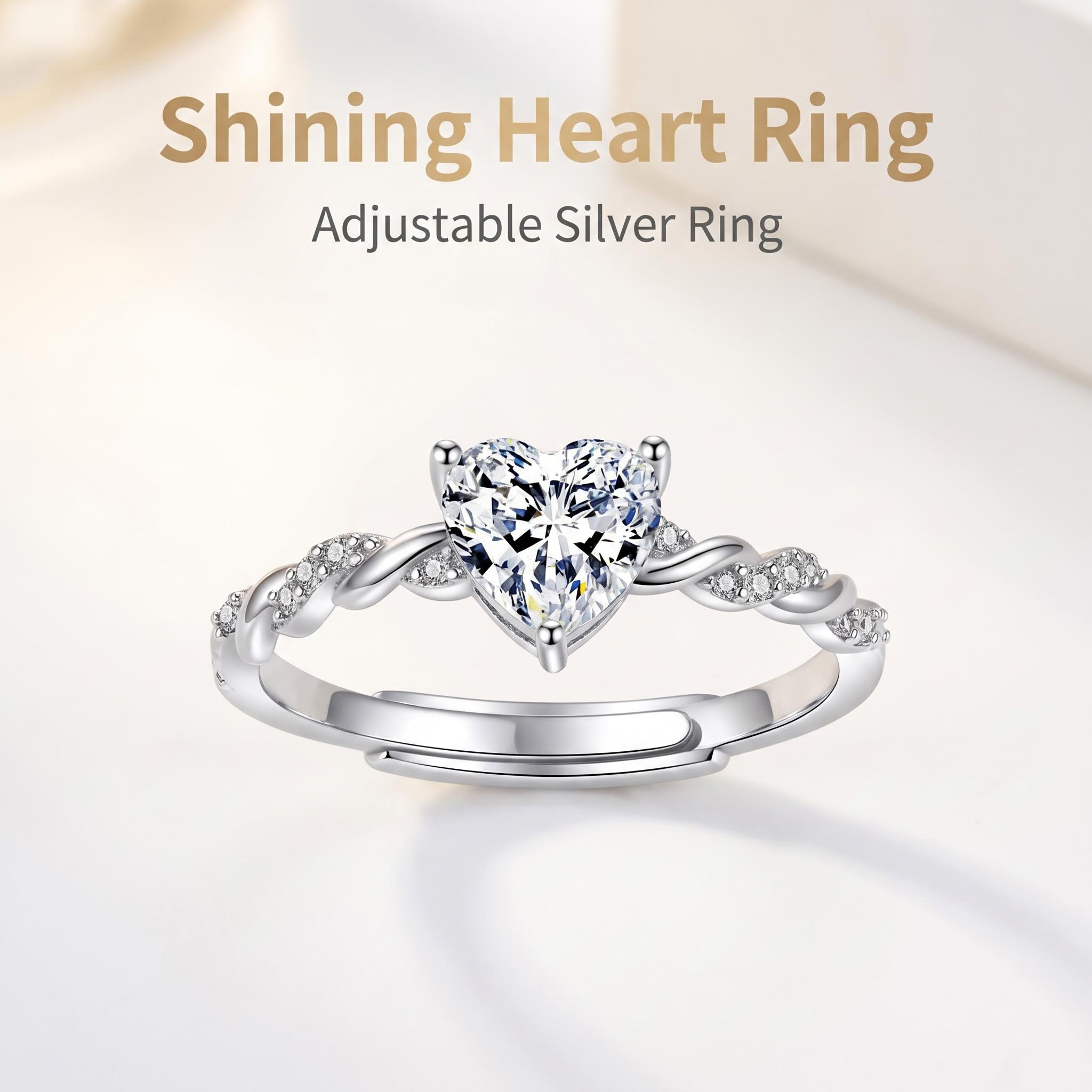 Statement Cocktail Ring - 925 Sterling Silver Ring Classics Zircon