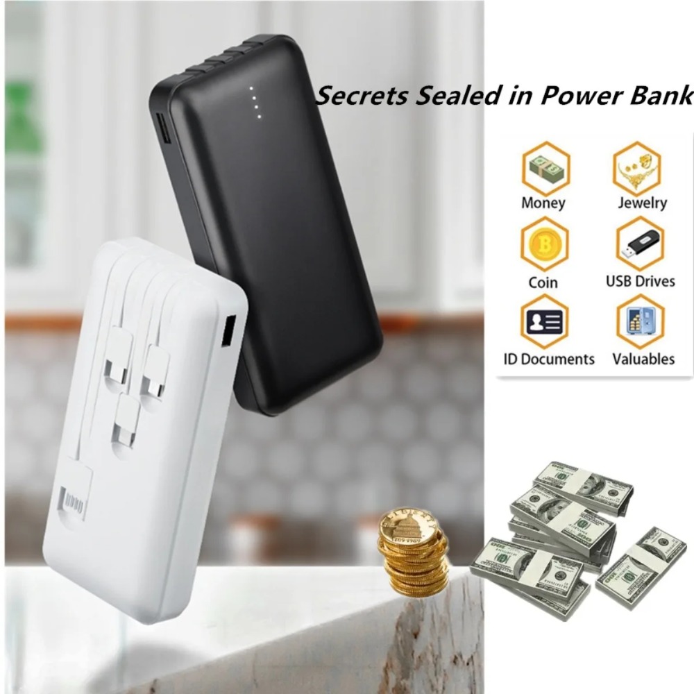 Jewelry Stores With Watches - Portable Power Bank-shaped Storage Box Can