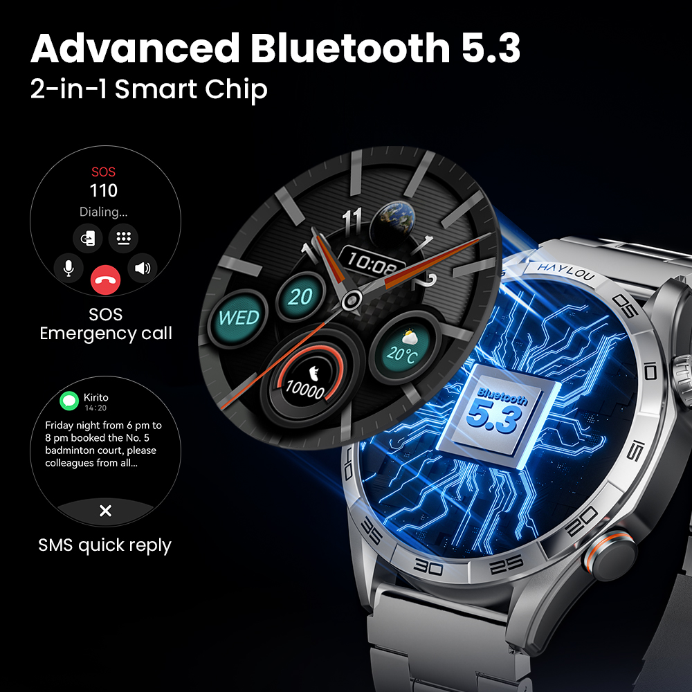 HAYLOU Solar 5 Voice Calling S - Italian Jewelry Watches review and price
