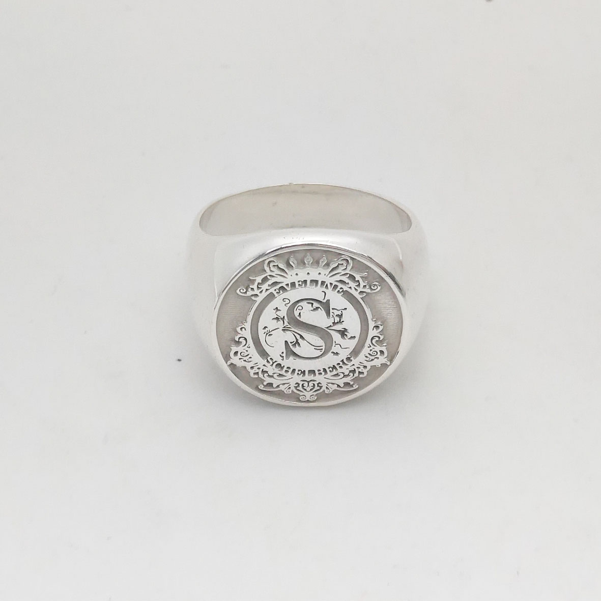Custom Engraved 17mm Round Top - Statement Cocktail Ring review and price