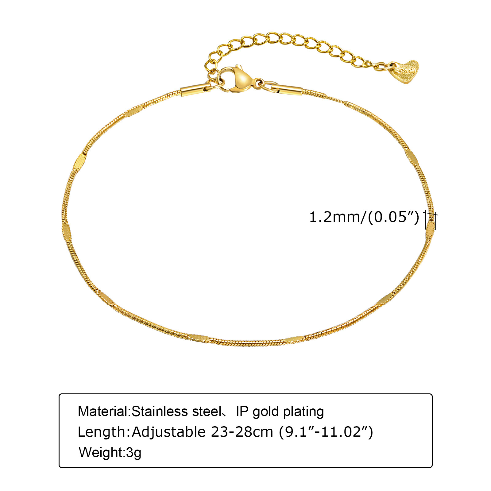 Women's Dainty Squashed Snake  - Jc Jewelry & Watches Reviews review and price