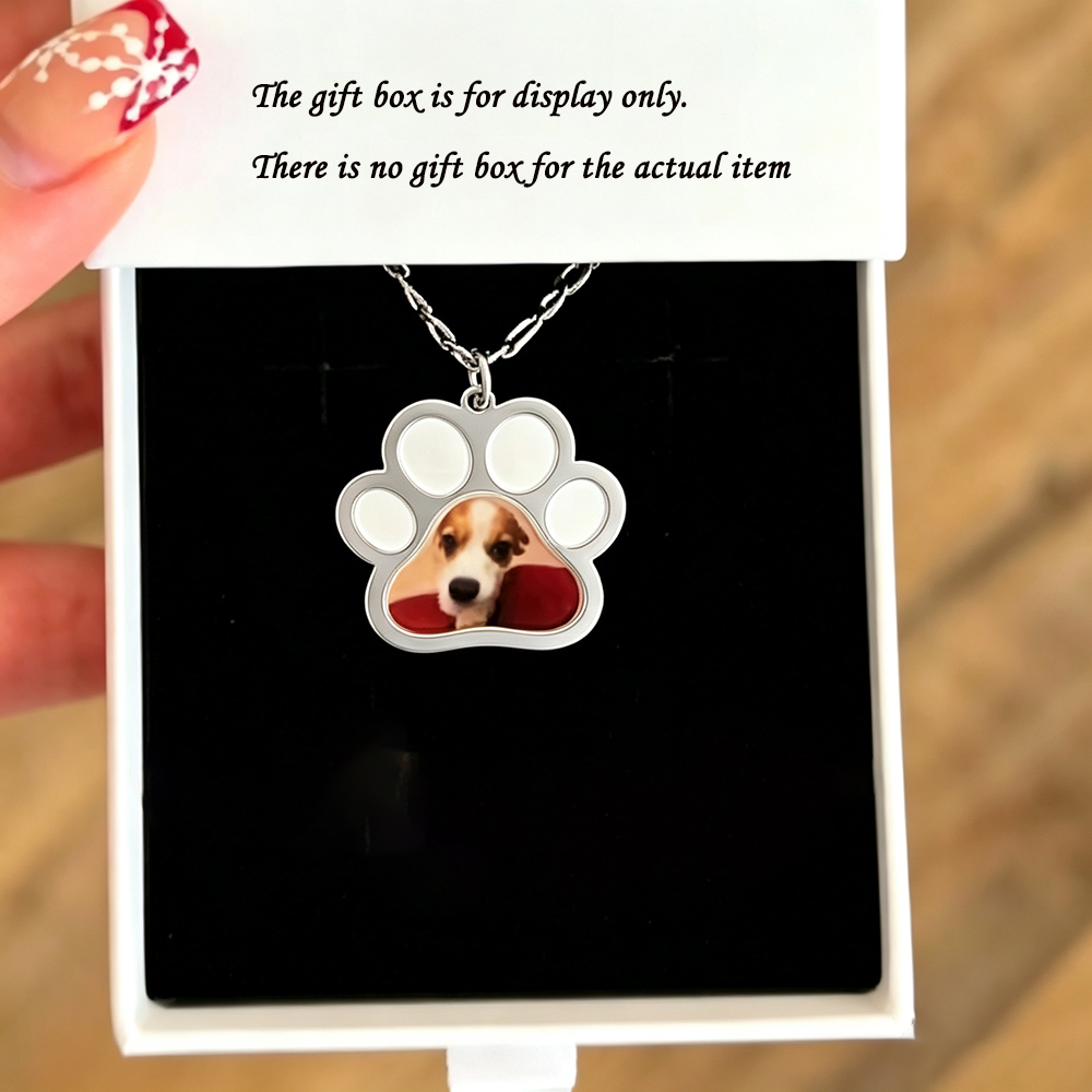 Personalized Pet Paw Colors Pr - Engraved Name Necklace review and price