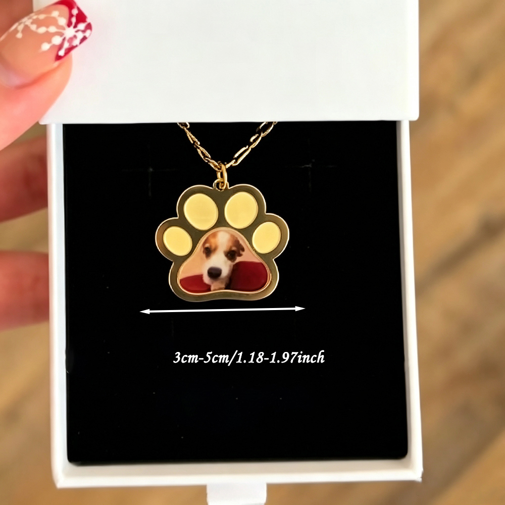 Personalized Pet Paw Colors Pr - Engraved Name Necklace review and price