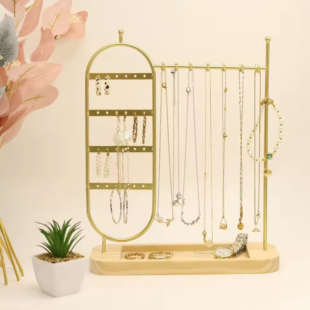 1 desktop solid wood base jewe - Jewelry Stores With Watches review and price