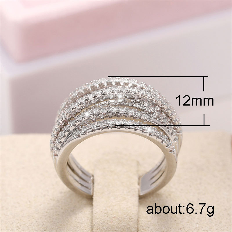 Wide Ring for Women Multilayer - Statement Cocktail Ring review and price
