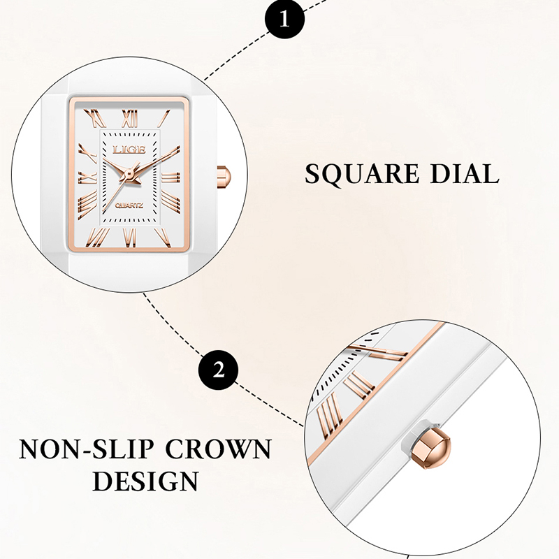 LIGE Watch Women's Wristwatch  - Jewelry Watches Vintage review and price