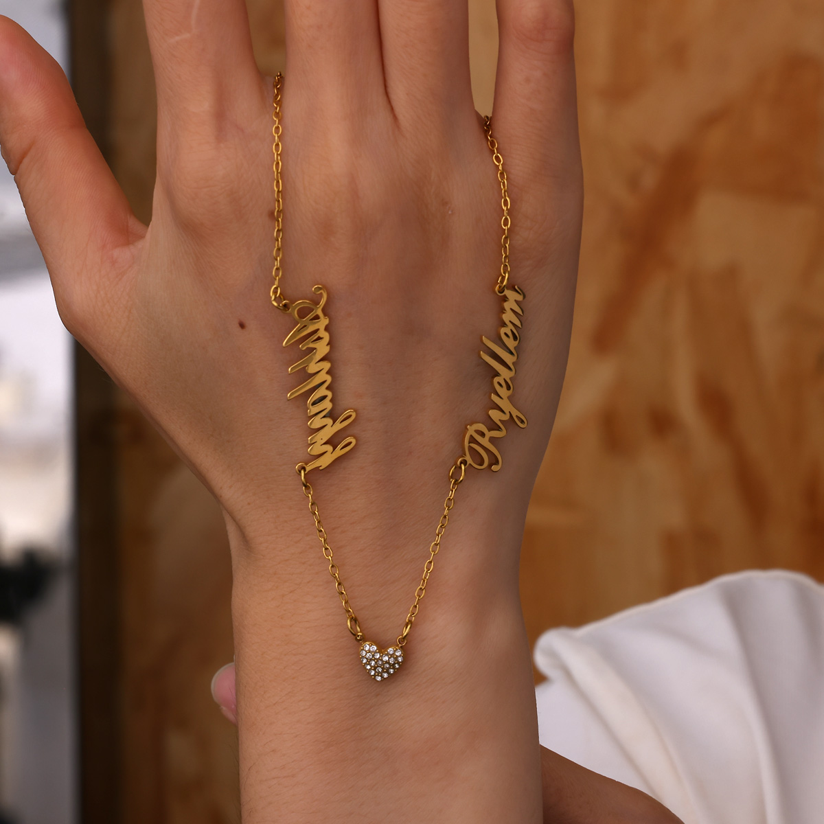 Custom Two Name Necklace For W - Engraved Name Necklace review and price