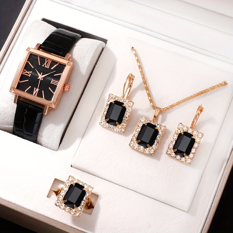 5pcs/set Women's Watch Vintage - Jewelry Watches Vintage review and price