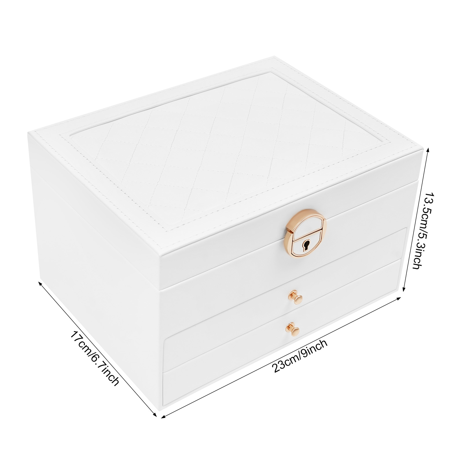 3 Tiers Jewelry Storage Box, S - Jewelry Stores With Watches review and price