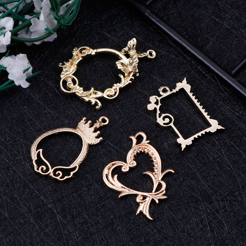 4 Pcs Metal Frame Antique Exqu - Jewelry Making Watches review and price