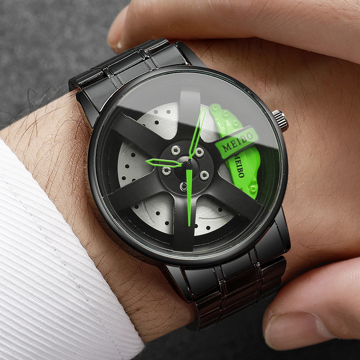 4PCS/Set Fashion 3d Car Wheel  - Mystery Jewelry Jar Watches review and price