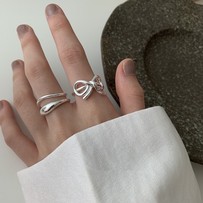 925 Sterling Silver Simple Rin - Statement Cocktail Ring review and price
