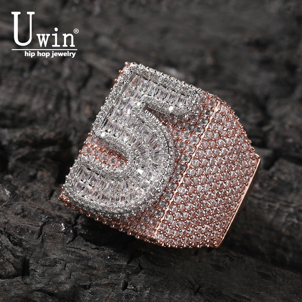 Uwin Big Square Custom Rings T - Statement Cocktail Ring review and price