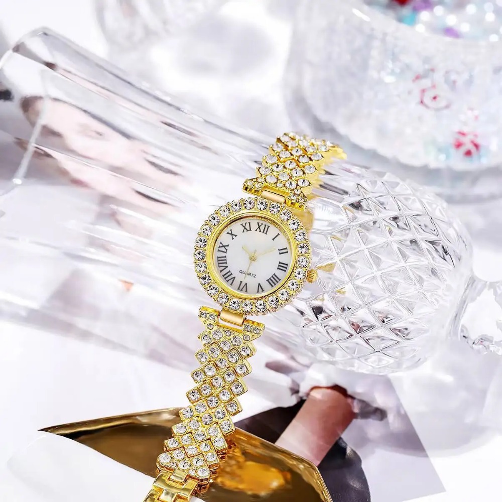 6PCS/Set Luxury Rhinestone Wom - Mystery Jewelry Jar Watches review and price