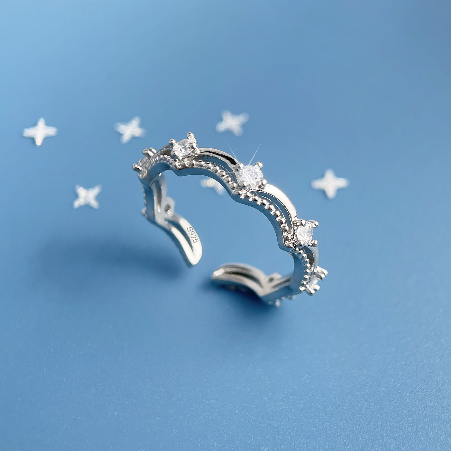 925 Sterling Silver Rings For  - Statement Cocktail Ring review and price