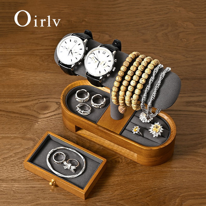 Oirlv Solid Wood Watch Organiz - Jewelry And Watches Box review and price