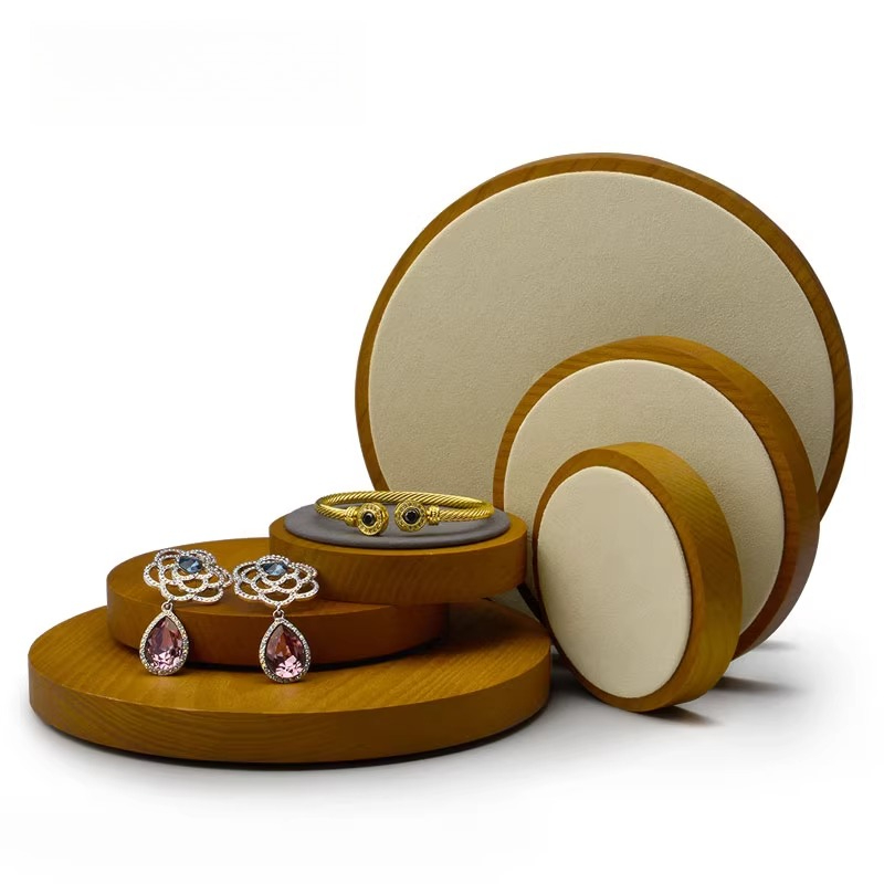 Solid Wood Jewelry Display Tra - Jewelry Stores With Watches review and price