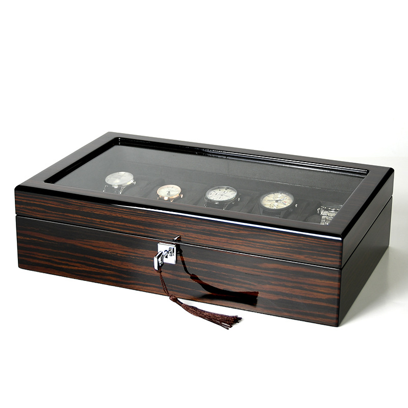 Hxl wooden piano lacquer multi - Jewelry And Watches Box review and price