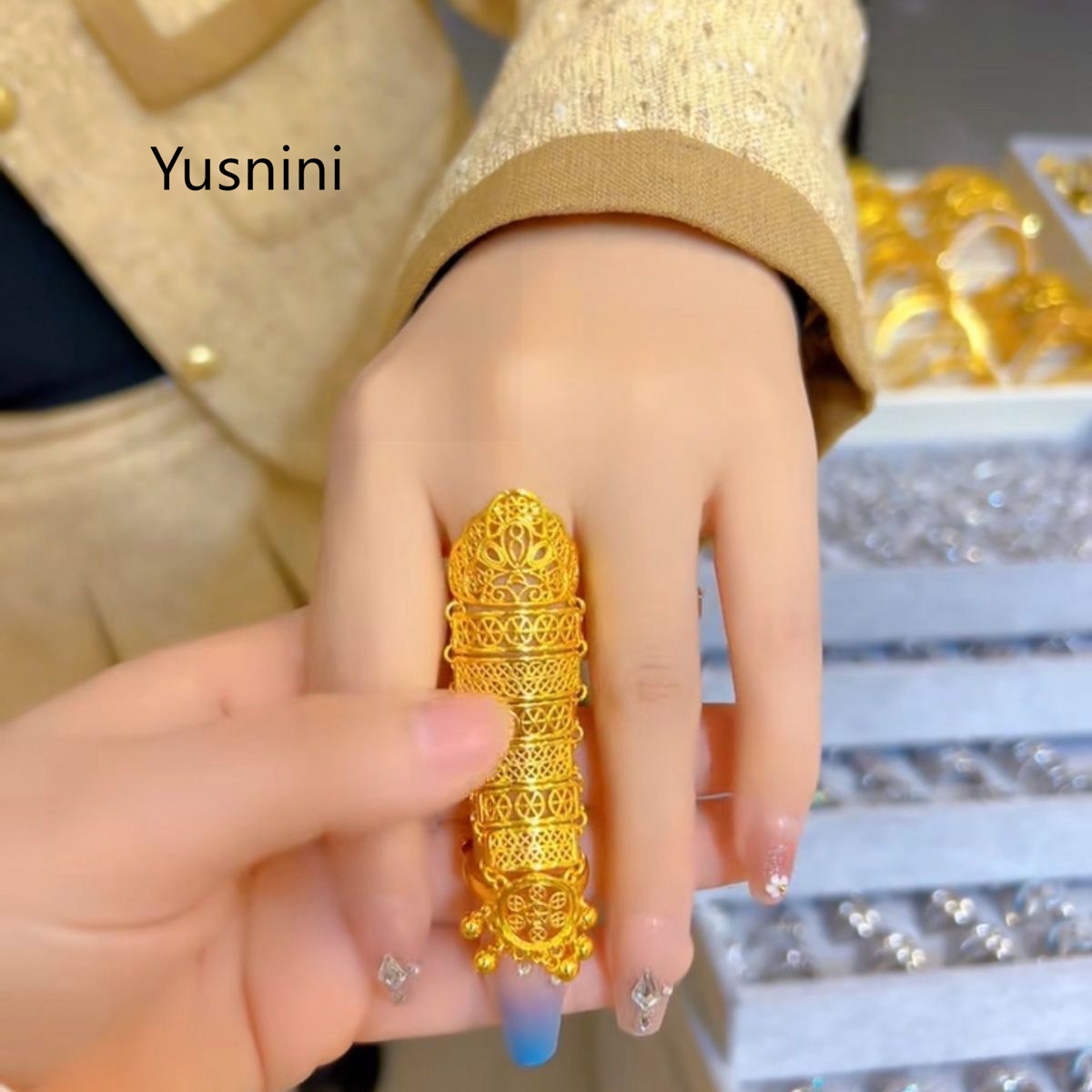 Hot Selling New Dubai Jewelry  - Statement Cocktail Ring review and price