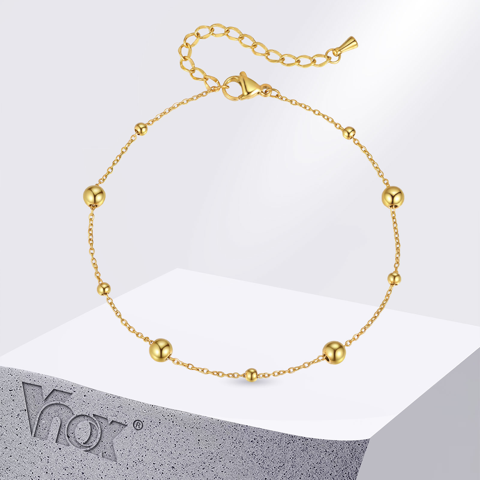 Vnox Stainless Steel Small Bea - Jc Jewelry & Watches Reviews review and price