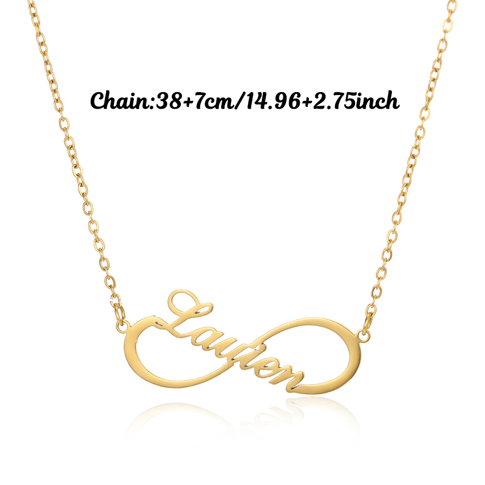 Custom Name Infinity Necklaces - Engraved Name Necklace review and price