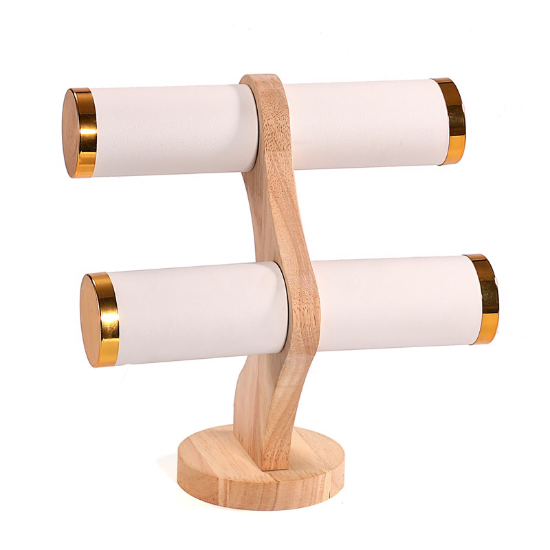 2-Tier Curved Wood Bracelet Ho - Jewelry Stores With Watches review and price