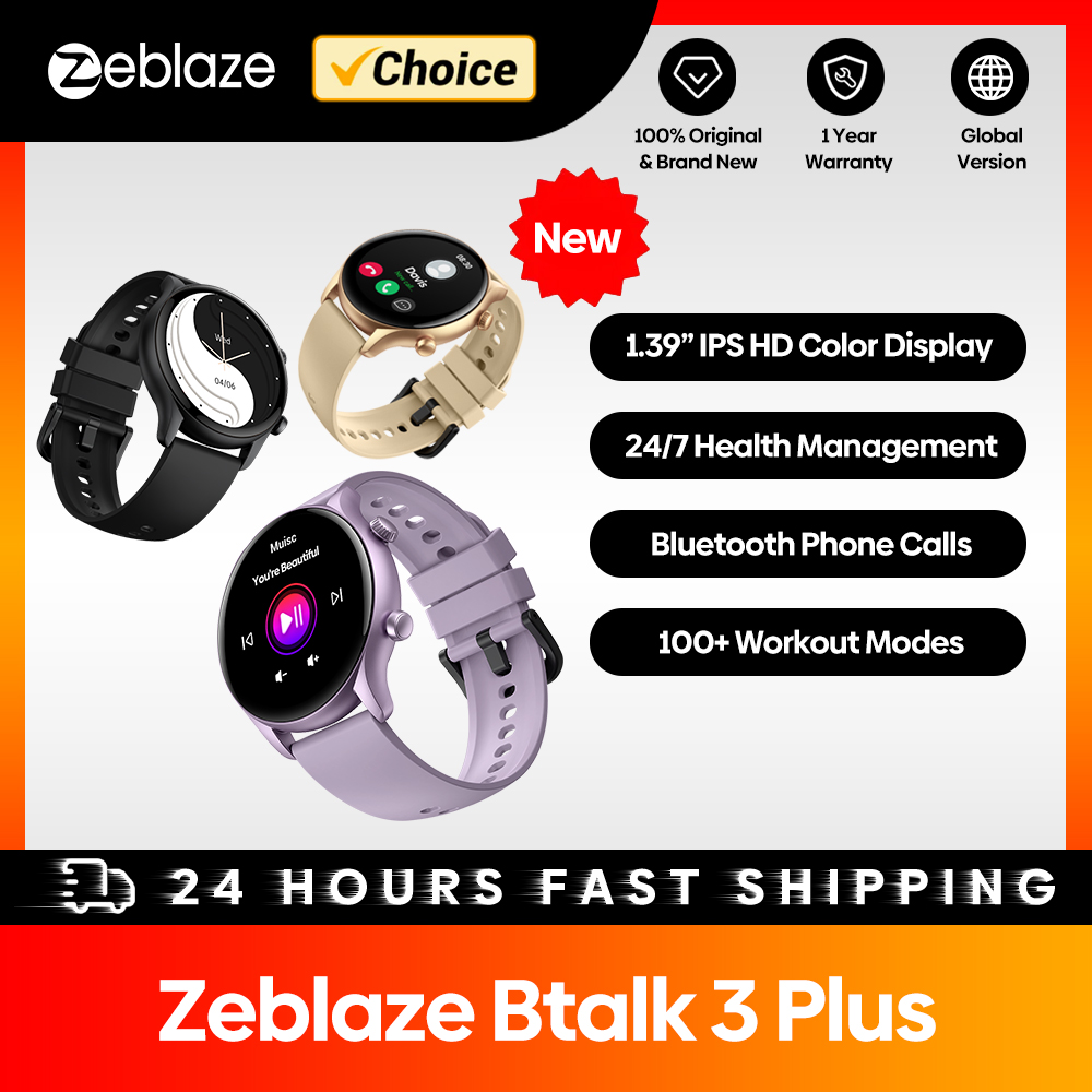 New Zeblaze Btalk 3 Plus Voice - Italian Jewelry Watches review and price