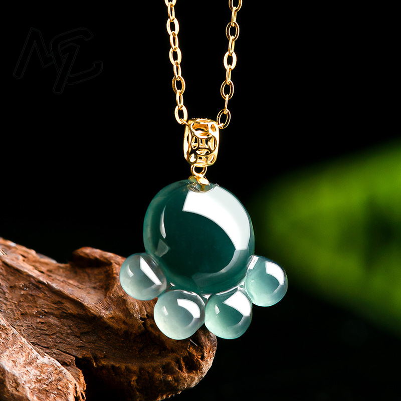 Natural Real Emerald Blue Wate - The Jewelry & Watches review and price