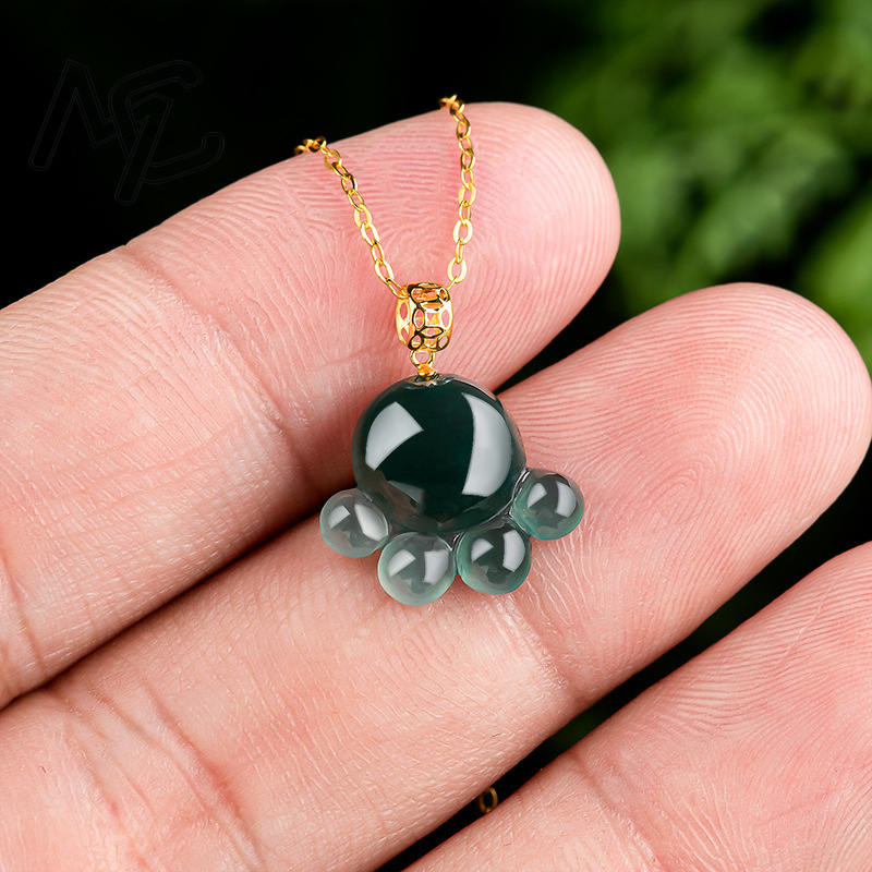 Natural Real Emerald Blue Wate - The Jewelry & Watches review and price