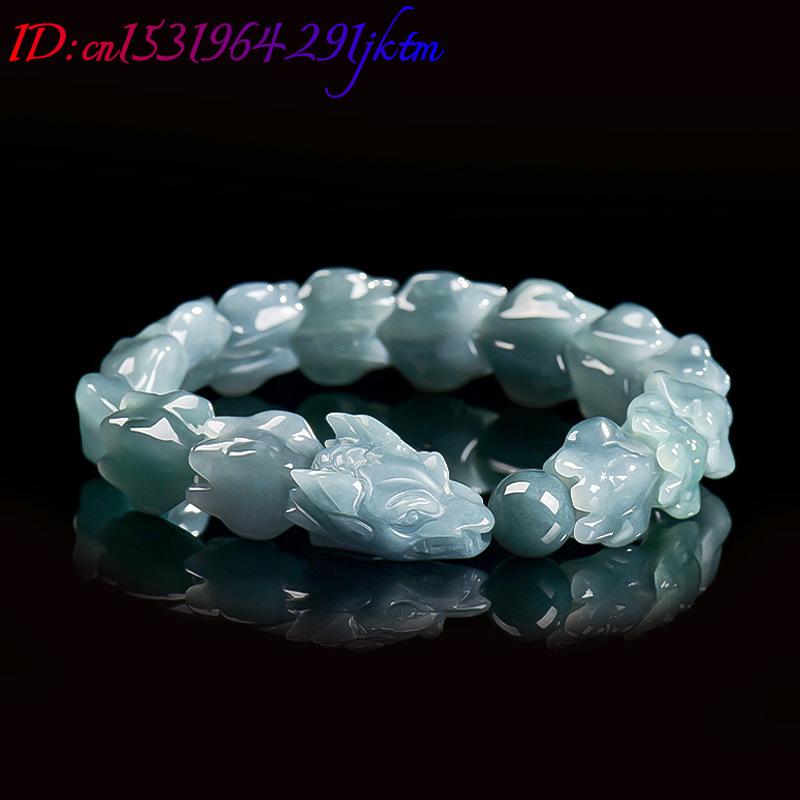 Blue Burmese Jadeite Dragon Br - The Jewelry & Watches review and price