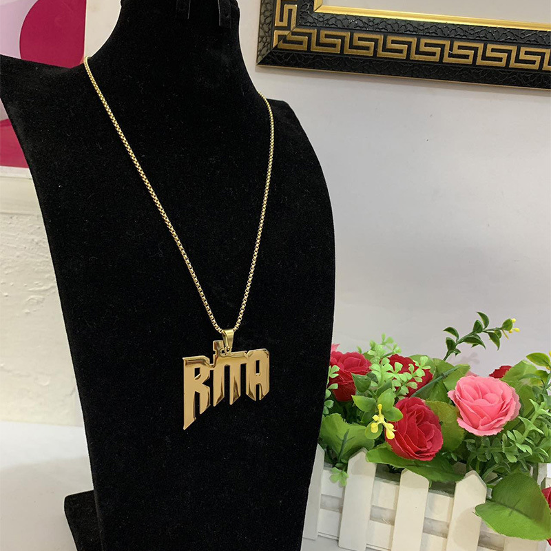 Customized Large-sized Pendant - Engraved Name Necklace review and price