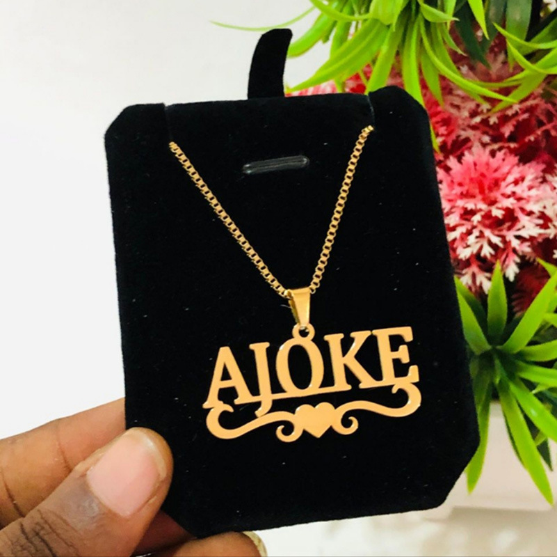 Customized Large-sized Pendant - Engraved Name Necklace review and price