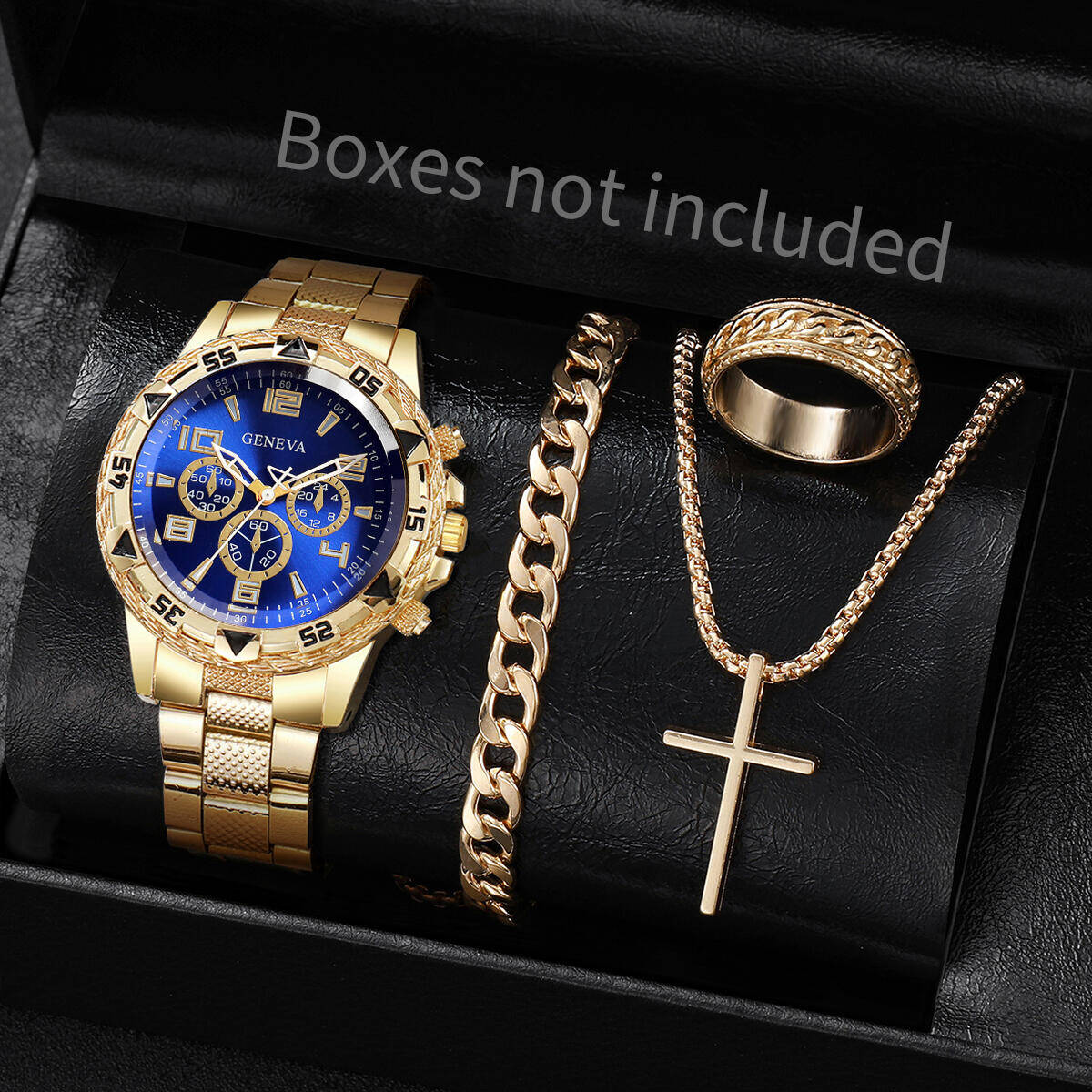 4PCS/Set Fashion Men Business  - Mystery Jewelry Jar Watches review and price