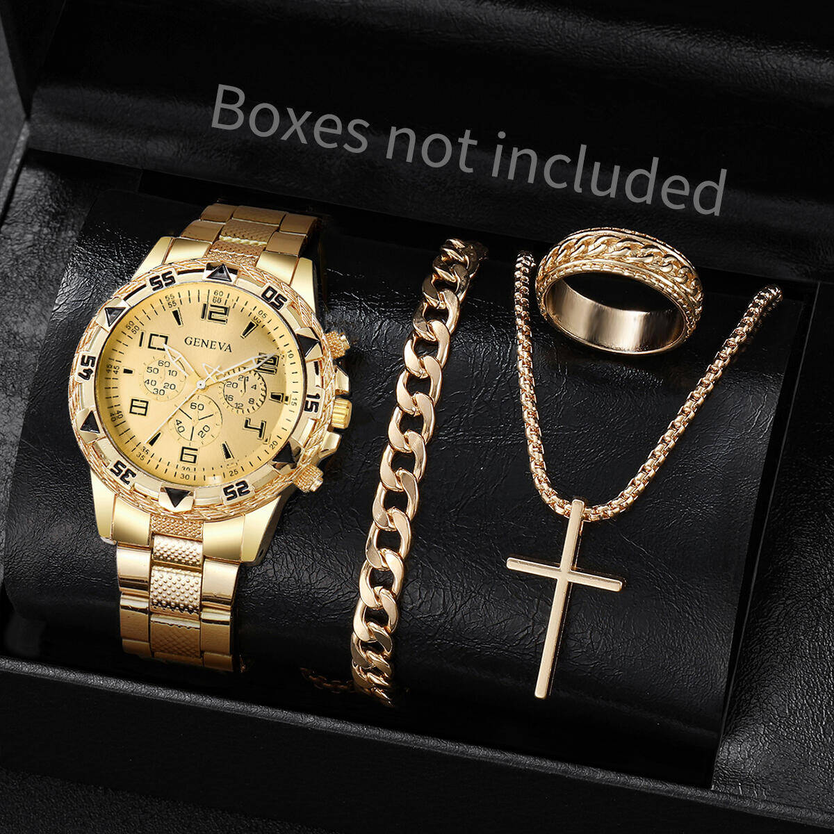 4PCS/Set Fashion Men Business  - Mystery Jewelry Jar Watches review and price
