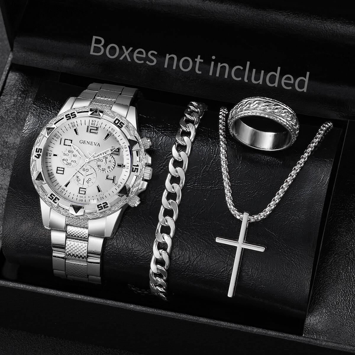 4PCS/Set Fashion Men Business  - Mystery Jewelry Jar Watches review and price