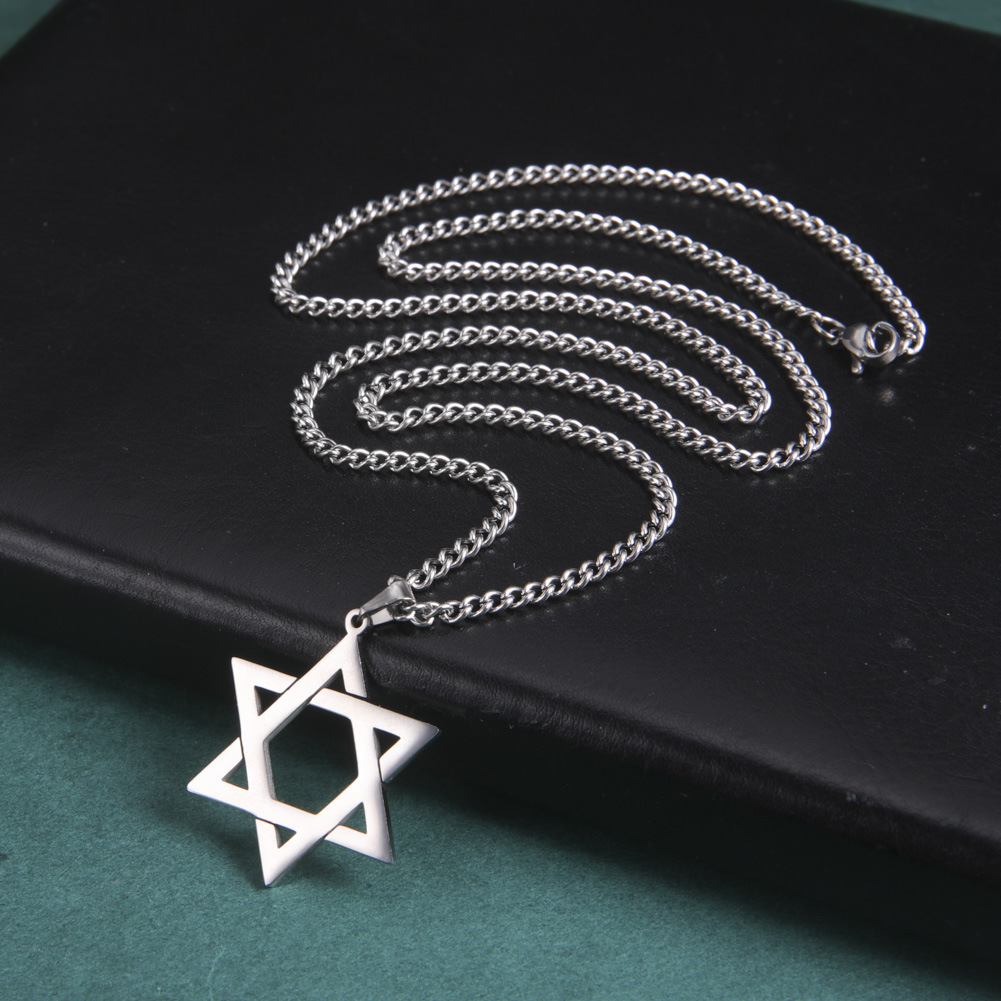Stainless Steel Star of David  - The Jewelry & Watches review and price